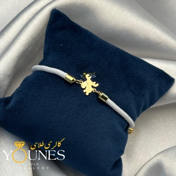 دستبند گوزن مینیمال طلا لیزری